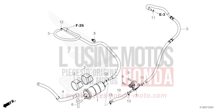 AKTIVKOHLEBEHAELTER von Forza 350 MAT CYNOS GRAY METALLIC (NH312) von 2023